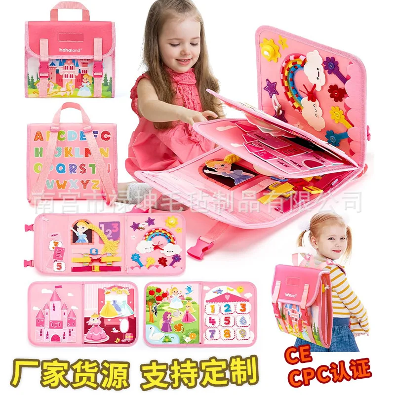 Princess Montessori Felt Busy  - Kids Early Education Books avaliação e preço
